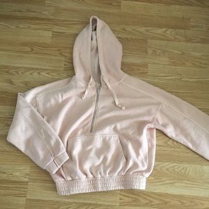 Free People Cropped Hoodie